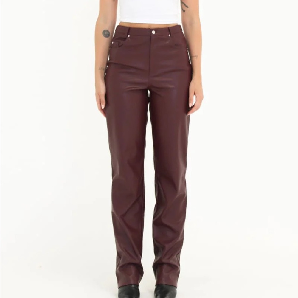 RUMORED MORRISON PANT IN BURGUNDY